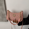 Monogram Chain Shoulder Bag - Pink - Image 2