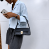 Luxe Baguette Bag - Black - Image 4