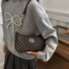 Monogram Chain Shoulder Bag - Brown - Image 2