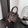 Shirt-Style Collared Crossbody Bag – Chocolate Brown - Image 2