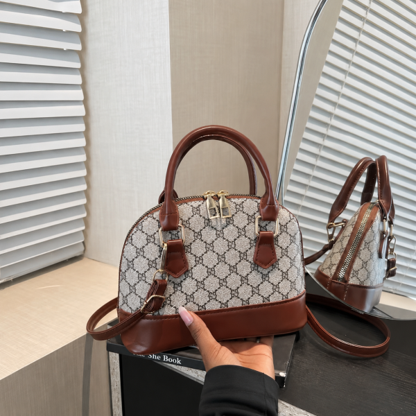 Alternative view of Amélie Dome Bag – Brown