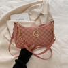 Monogram Chain Shoulder Bag - Pink - Image 5