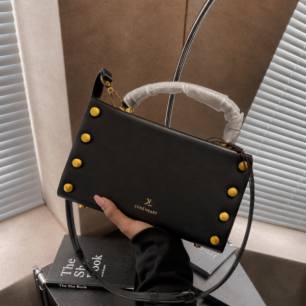 Alternative view of Coke Heart Mini Top-Handle Bag - Black