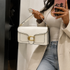 Chic Clasp Crossbody Bag - White - Image 4