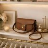 Chic Clasp Crossbody Bag - Brown Chic Clasp Crossbody Bag - Brown - Image 3