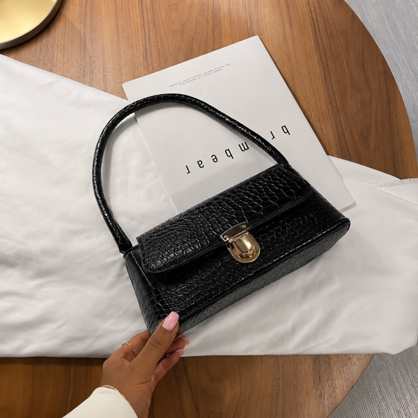 Luxe Baguette Bag - Black