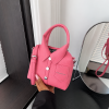 Shirt-Style Collared Crossbody Bag – Pink - Image 3