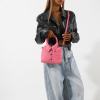 Shirt-Style Collared Crossbody Bag – Pink - Image 4