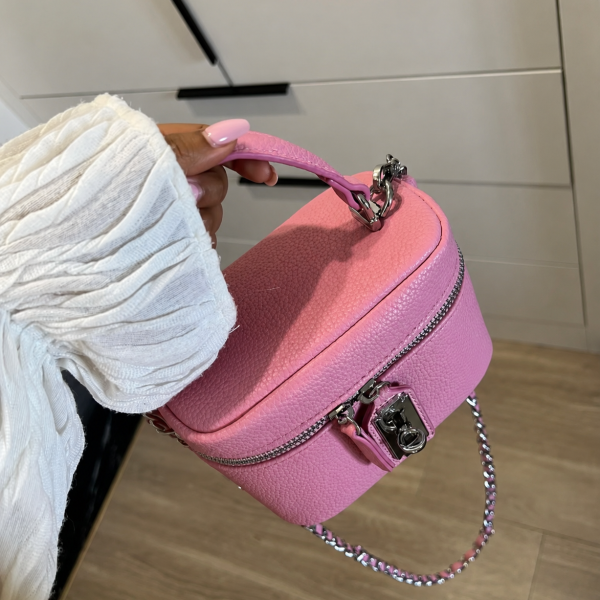 Alternative view of Razor Mini Box Crossbody Bag – Pink