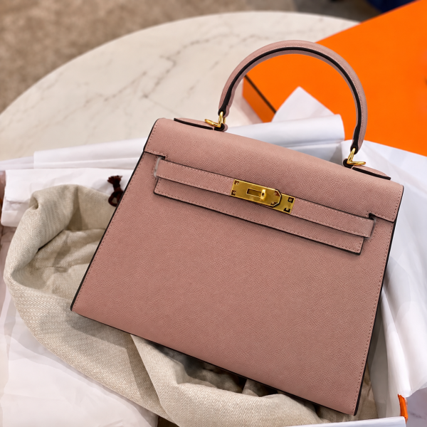 Kylie Luxury Handbag - Peach