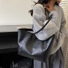 Nova Minimalist Tote Bag - Black - Image 2