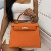 Celine Vivienne Luxury Handbag - Orange Celine Vivienne Luxury Handbag - Orange - Image 3