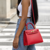 Celine Vivienne Luxury Handbag - Red - Image 4