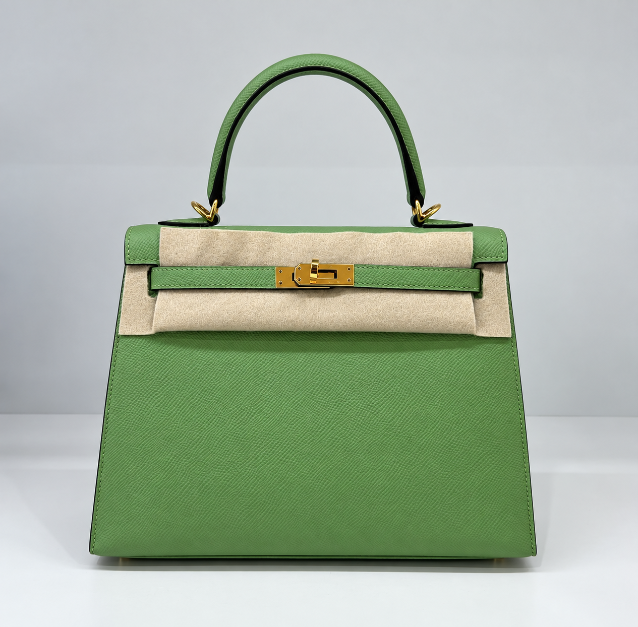 Kylie Luxury Handbag - Green Kylie Luxury Handbag - Green - Image 2