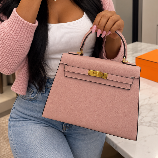 Alternative view of Kylie Luxury Handbag - Peach