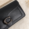 Vienne C-Clasp Shoulder Bag – Black Pebbled - Image 4