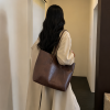 Nova Minimalist Tote Bag - Coffee Brown Nova Minimalist Tote Bag - Coffee Brown - Image 2