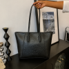 Nova Minimalist Tote Bag - Black - Image 3