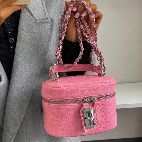 Razor Mini Box Crossbody Bag – Pink