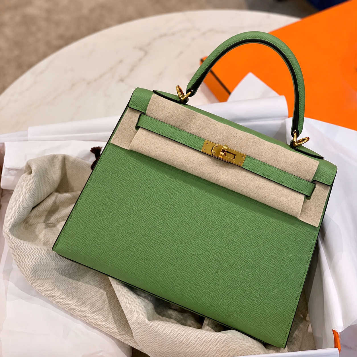 Kylie Luxury Handbag - Green Kylie Luxury Handbag - Green