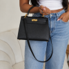 Celine Vivienne Luxury Handbag - Black - Image 4