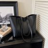 Nova Minimalist Tote Bag - Black
