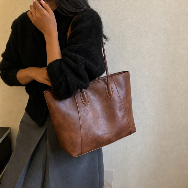 Alternative view of Nova Minimalist Tote Bag - Brown