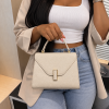 The Valenne Statement Bag - Cream - Image 3