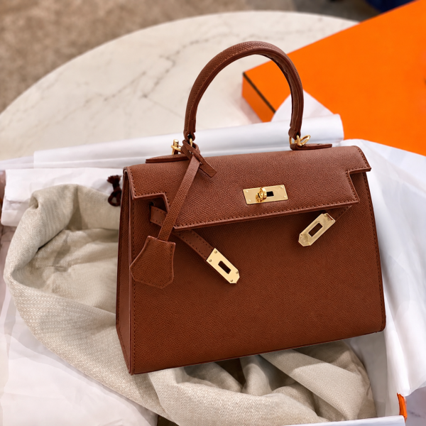 Kylie Luxury Handbag - Brown