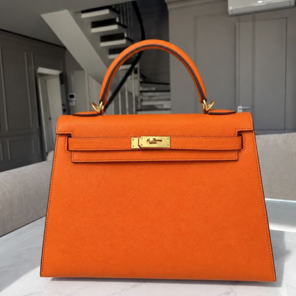 Celine Vivienne Luxury Handbag - Orange