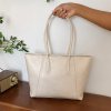 Nova Minimalist Tote Bag - Cream Nova Minimalist Tote Bag - Cream - Image 2
