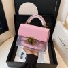 Clear Luxe Infinity Bag – Pink - Image 3