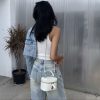 Razor Mini Box Crossbody Bag – White - Image 5