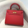 Celine Vivienne Luxury Handbag - Red - Image 3